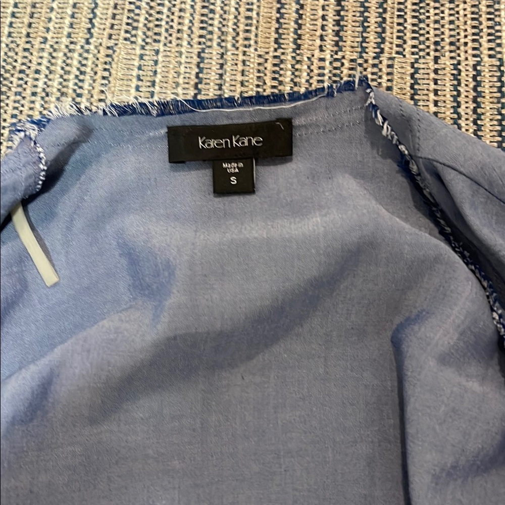 Karen Kane Light Blue Blouse